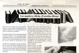 Los martes y Alicia, (carolina Rivas).  [artículo]