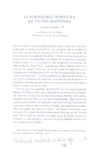 La formidable desmesura de Vicuña Mackenna  [artículo] Alfonso Calderón.