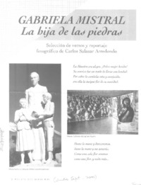 Gabriela Mistral la hija de las piedras.  [artículo]