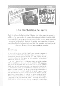 Los muchachos de antes  [artículo] Ricardo Brodsky.