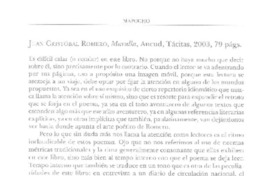 Marulla  [artículo] Cristián Gómez O.