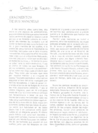 Fragmentos de sus memorias  [artículo]