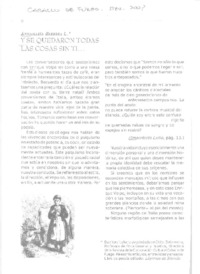 Y se quedaron todas las cosas sin ti...  [artículo] Anna María Barbera L.