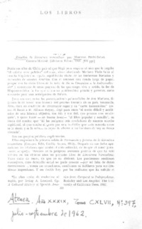 Estudios de literatura venezolana  [artículo] Juan Loveluck.