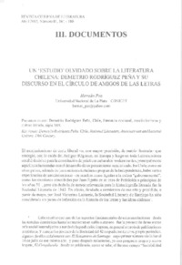 Un 'Estudio' olvidado sobre la literatura chilena  [artículo] Hernán Pas.