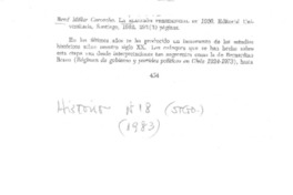 La Elección presidencial de 1920  [artículo] Juan Eduardo Vargas Cariola.