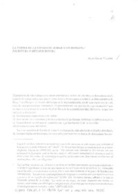 La forma de la espada de Jorge Luis Borges  [artículo] Aldo Oscar Valesini.