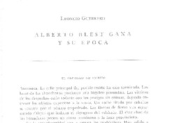 Alberto Blest Gana y su época  [artículo].