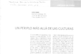 Un Periplo más allá de las lecturas  [artículo] Elías Cohen.