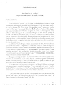 En silencio, en vértigo"  [artículo] Soledad Bianchi.