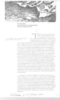 Franz Kafka, La Escritura de la experiencia  [artículo] Elizabeth Collinwood-Selby.