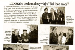 Exposición de desnudos y viajes "Del loco amor"  [artículo]