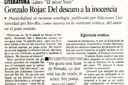 Gonzalo Rojas : Del descaro a la inocencia  [artículo]
