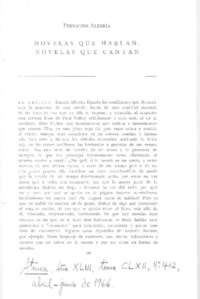 Novelas que hablan, novelas que cantan  [artículo].