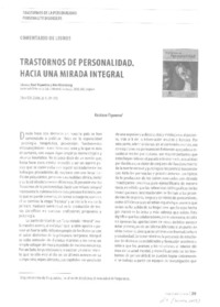 Trastornos de personalidad  [artículo] Gustavo Figueroa.