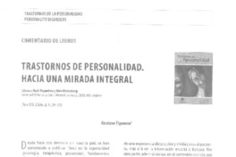 Trastornos de personalidad  [artículo] Gustavo Figueroa.
