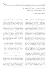 La evolución de los autorretratos poéticos de Gioconda belli  [artículo] Oralia Preble-Niemi.