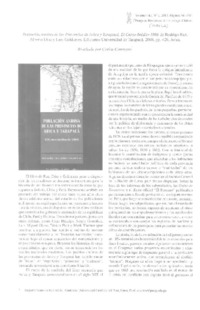 Población andina de las provincias de Arica y Tarapacá  [artículo] Carlos Contreras.