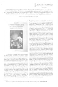 Salud e interculturalidad en América Latina  [artículo] Carmen Beatriz Loza.