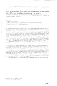 Tras la búsqueda de un coro de la resistencia  [artículo] Magdalena López.