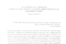 El lector en su laberinto  [artículo] Paulina Andrade S.