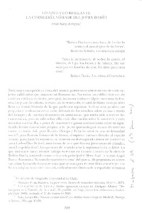 Lo azul y lo brillante  [artículo] Felipe Kong Aránguiz.