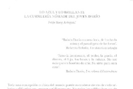 Lo azul y lo brillante  [artículo] Felipe Kong Aránguiz.