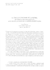 El órgano enfermo de la patria  [artículo] Luigi Patruno.