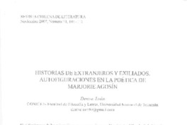 Historias de extranjeros y exiliados  [artículo] Denise León.