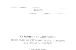 El hombre en cautiverio  [artículo] Guadalupe Nettel.