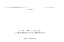 Intersticios de la historia  [artículo] Alicia Borinsky.
