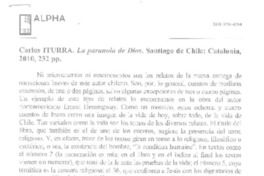 La paranoia de Dios  [artículo] Ewald Weitzdörfer.