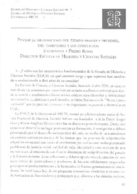 Pensar la historicidad del tiempo pasado y presente, del territorio y sus conflictos (entrevista)  [artículo].