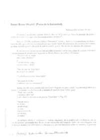 Renzo Rosso Heydel (Poeta de la intimidad)  [artículo] Eduardo Baquedano Acuña.