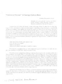 "Fenómeno humano" de Santiago Cavieres Korn  [artículo] Eduardo Baquedano Acuña.