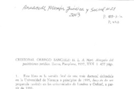 H. L. A. Hart  [artículo] Manuel Manson.