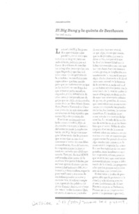El Big Bang y la quinta de Beethoven  [artículo] Raúl Zutira.