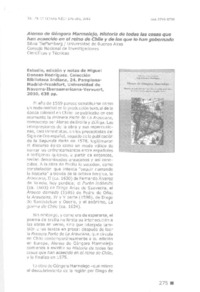 Alonso de Góngora Marmolejo  [artículo] Silvia Tieffemberg.