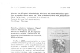 Alonso de Góngora Marmolejo  [artículo] Silvia Tieffemberg.
