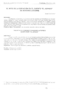El mito de la expiación en el cuento "El aspado" de Mariano Latorre  [artículo] Gloria Favi Cortés.