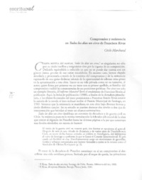 Compromiso y resistencia en Todos los días un circo de Francisco Rivas  [artículo] Célile Marchand.
