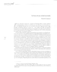 En busca de una verdad extraviada  [artículo] Elisabeth Soulassol.