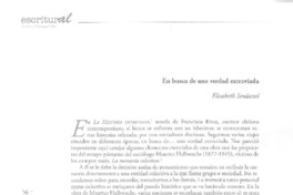 En busca de una verdad extraviada  [artículo] Elisabeth Soulassol.