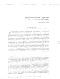 Lugones entre la oralidad y la escritura  [artículo] Juan Pablo Canala.