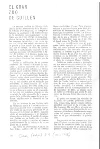 El Gran zoo de Guillén  [artículo].