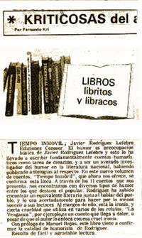 Tiempo inmóvil.  [artículo]