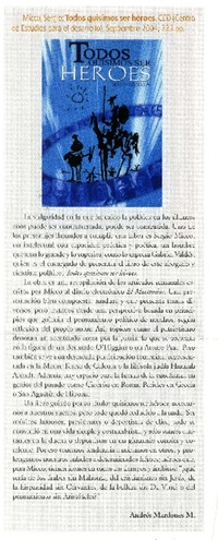 Todos quisimos ser héroes  [artículo]