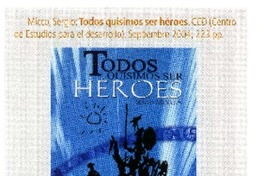 Todos quisimos ser héroes  [artículo]