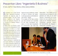 Presentan libro "Ingeniería E-Business".  [artículo]