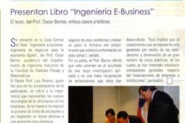Presentan libro "Ingeniería E-Business".  [artículo]